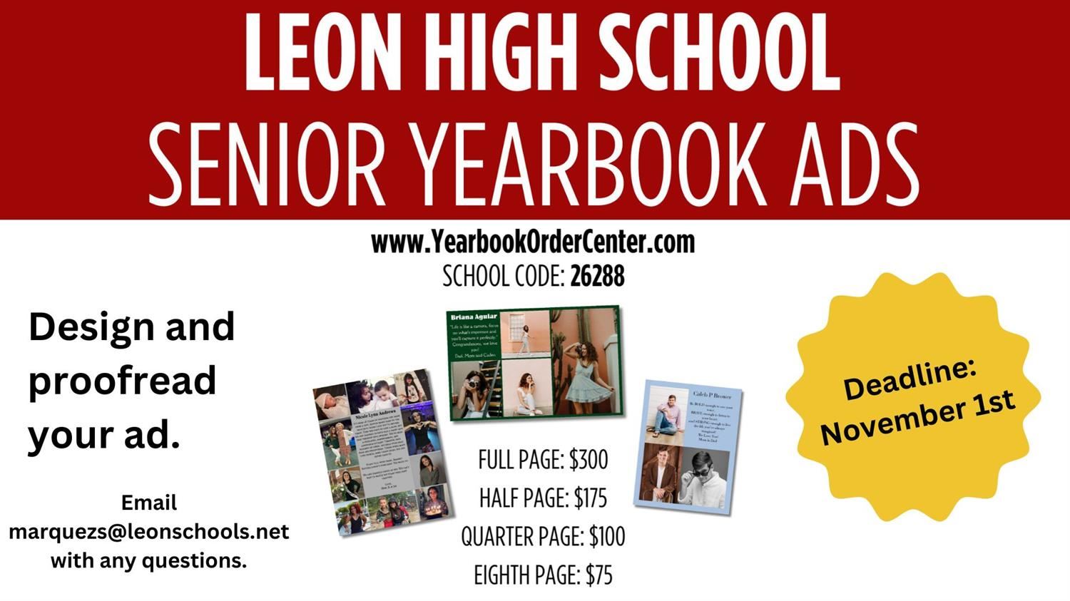 quill in sunset colors The Lion's Tale yearbook